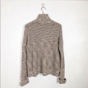 EXPRESS CHUNKY KNIT OVERSIZED TURTLENECK SWEATER